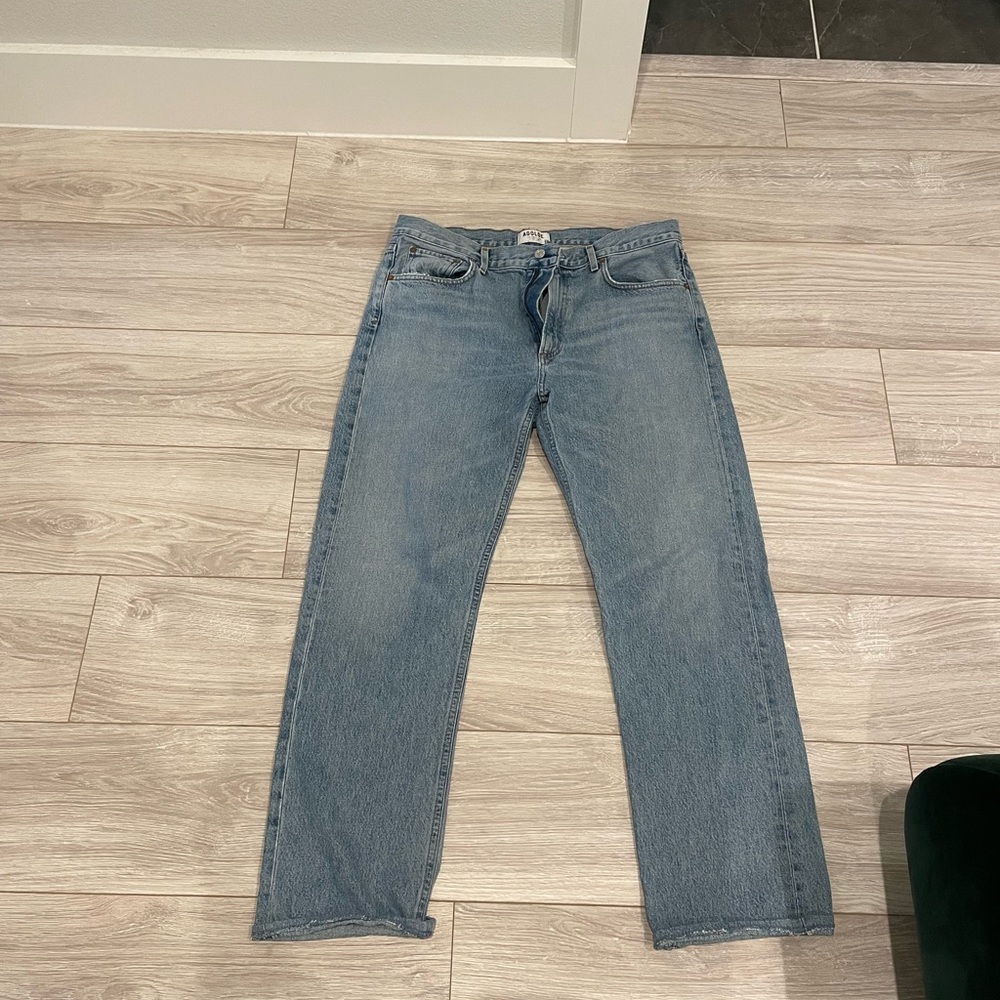 AGOLDE Cherie High Rise Straight in Merit
Size 32 but fit like 31.
